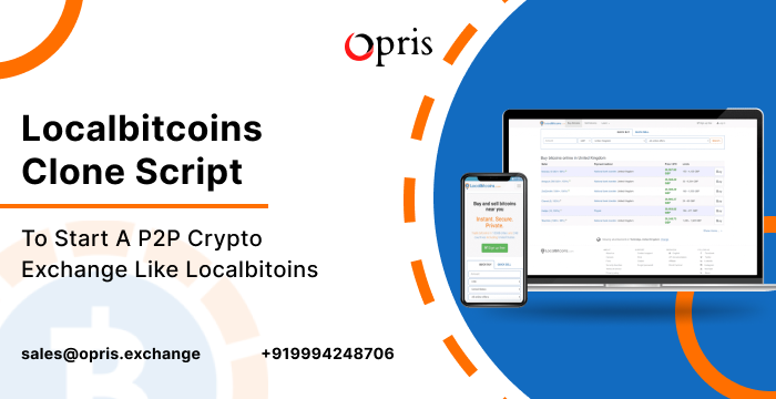 LocalBitcoin Clone Script | Cryptocurrency Exchange Development Services |  White Label Crypto Exchange Software