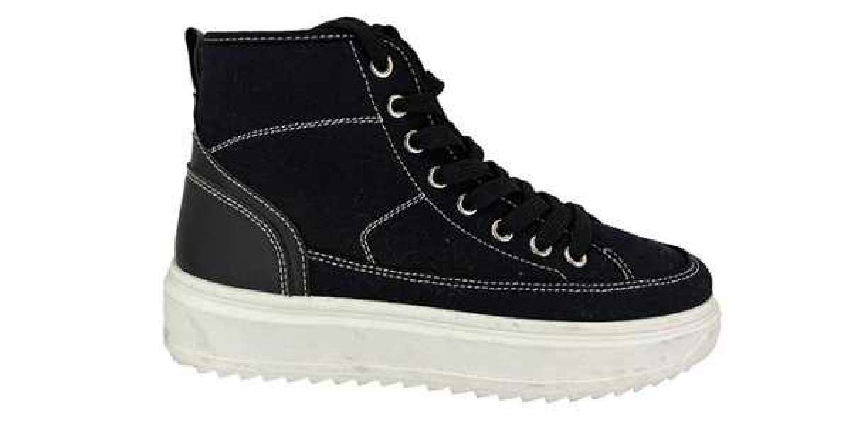 black high top sneakers manufacturer