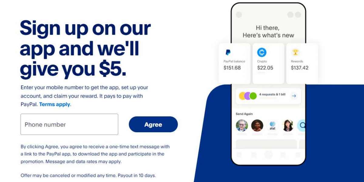 Verification of PayPal login credentials to get started