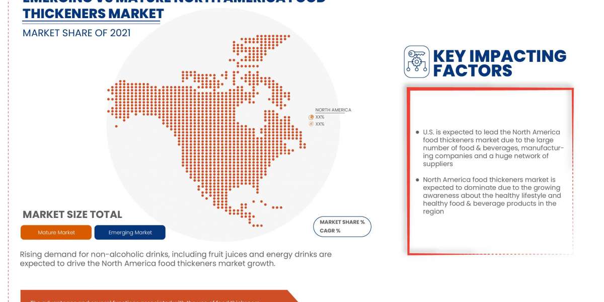 North America Food Thickeners Market Size Anticipated to Observe Growth at a Steady Rate of 5.6% for the Study Period 20