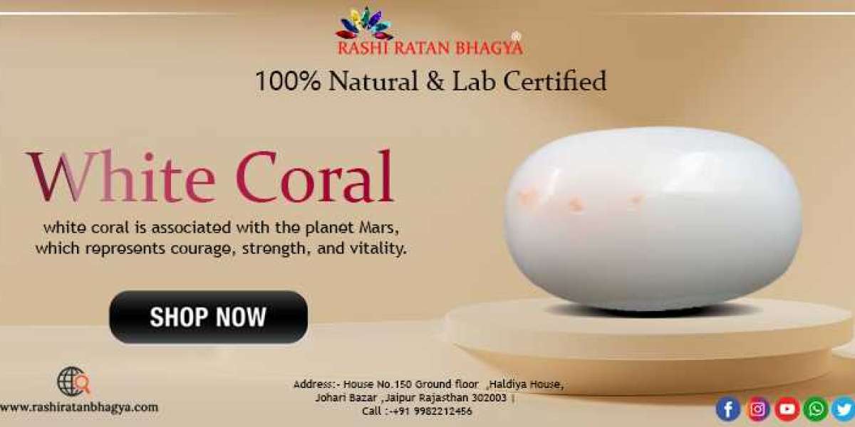 White Coral Stone Online from Rashi Ratan Bhagya