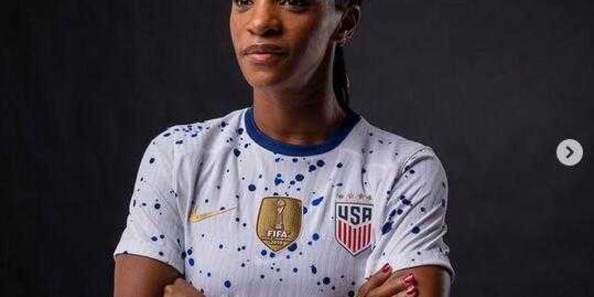 USA-VM för damer 2023 Nike hemmatröja