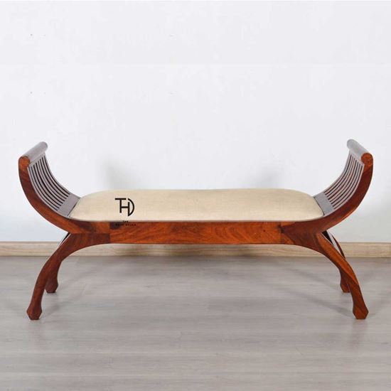 Buy Design Lotus Bench Online in India | The Home Dekor