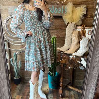 Floral Smocked Dress Profile Picture