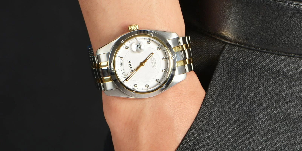 Đồng hồ chính hãng Doxa D150SWH đính kim cương sang trọng