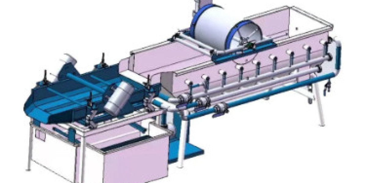 How does Water flow type washing machine improve the washing effect?