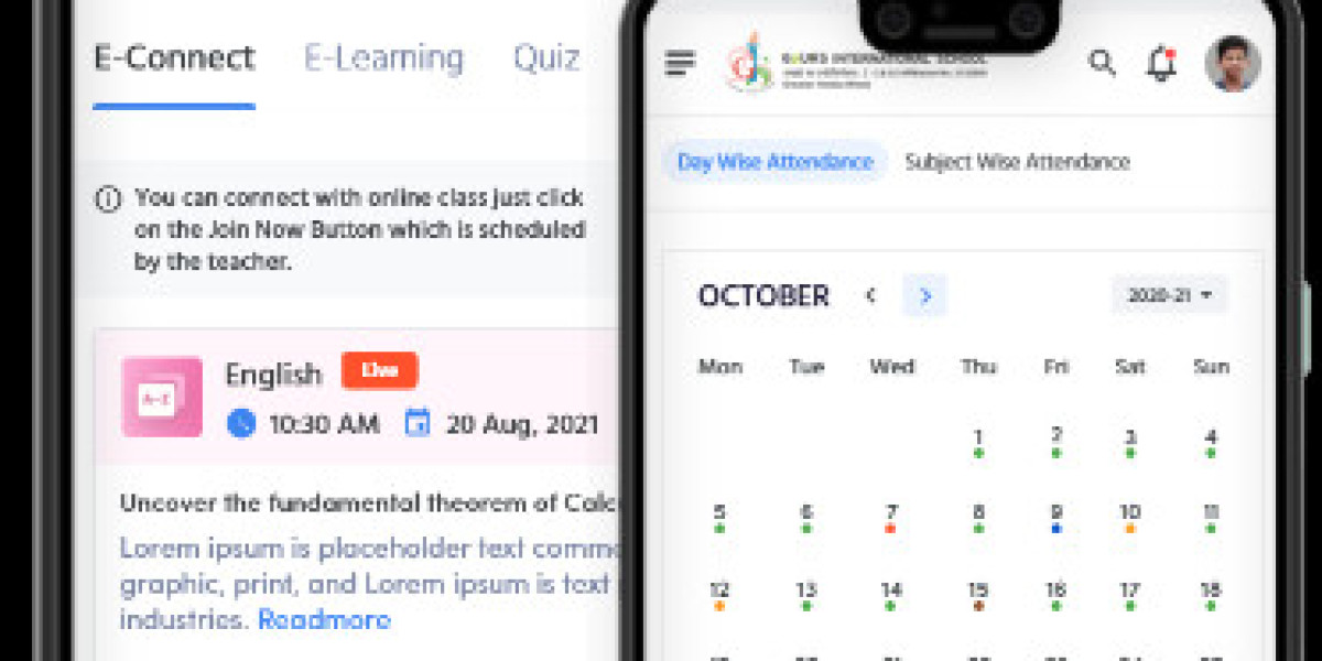 Modern School Mobile App for Engaging Student Learning