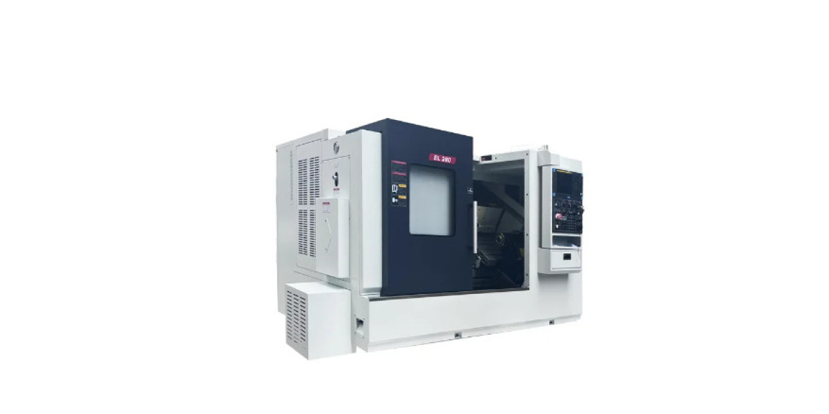 How does the EL 280(L) Slant Bed Lathe improve machining efficiency?