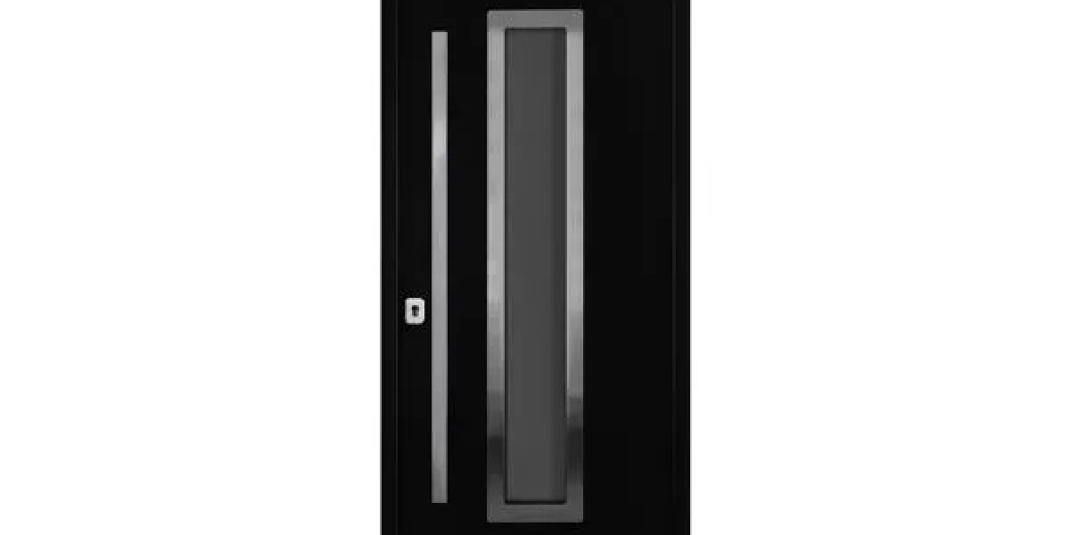 Modern Black Front Door
