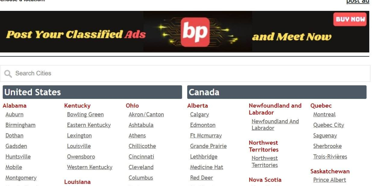 Bedpage - females and Casual Dating for Free