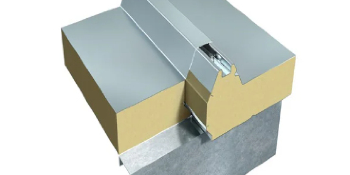 Prefab Corrugated Metal Roofing Sheets Sandwich PU Rock Wool