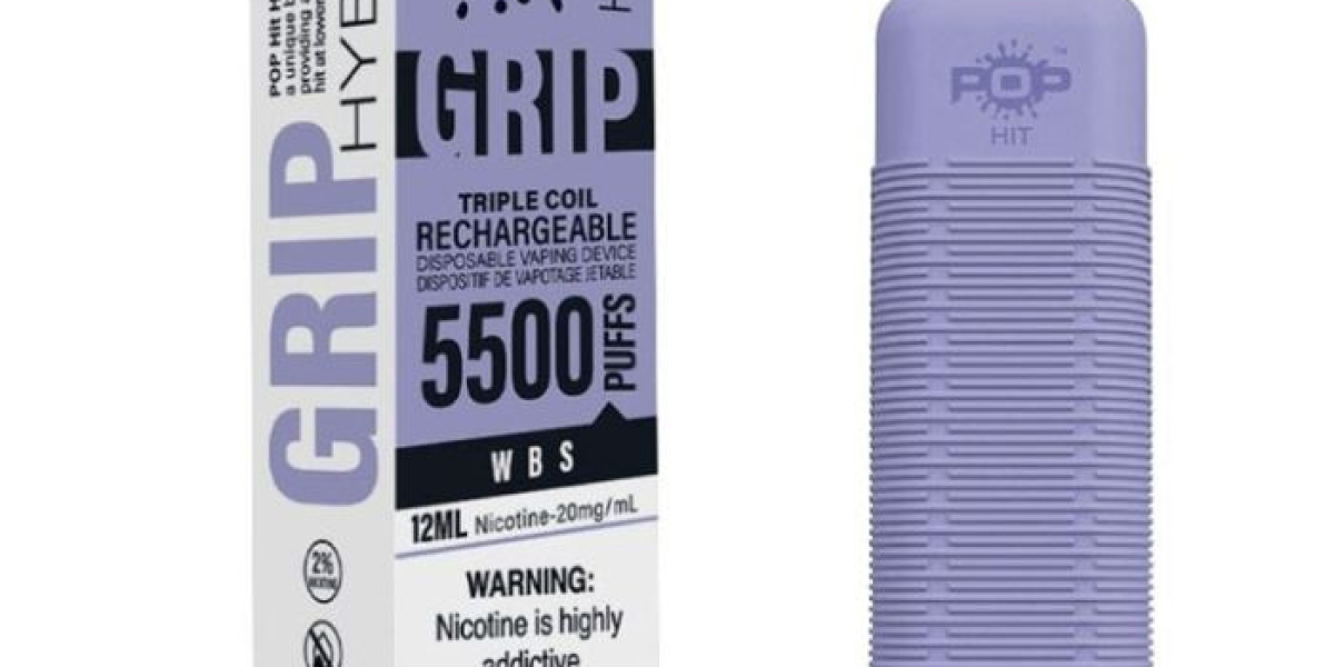 POP HYBRID GRIP 5500 PUFF RECHARGEABLE VAPE DEVICE
