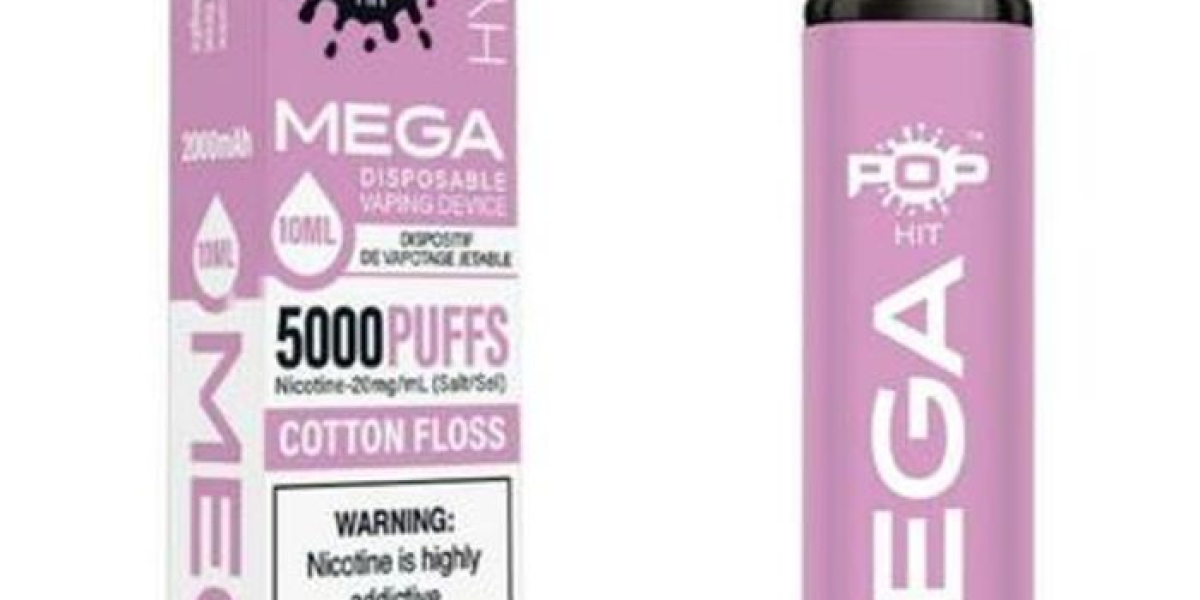 Pop Hybrid Mega 5000 Puff Disposable Vape Device-10ct