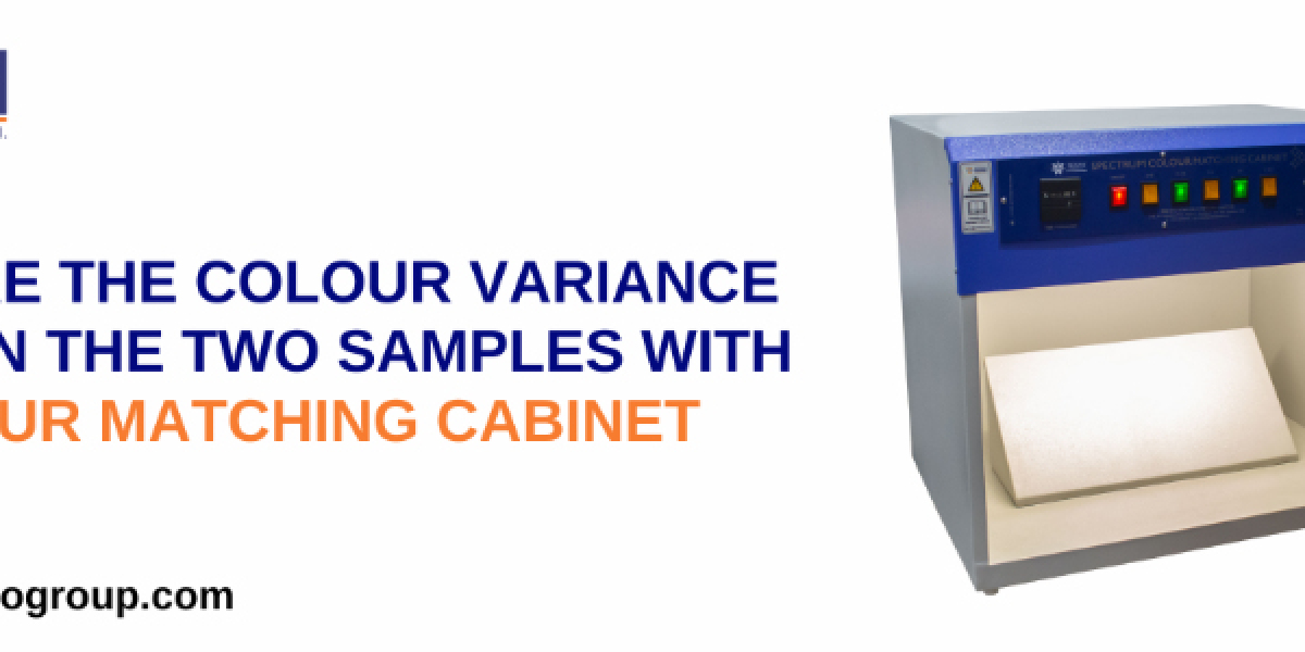 Measure The Colour Variance Between The Two Samples With Colour Matching Cabinet