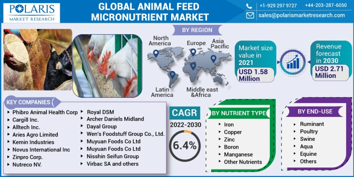 Animal Feed Micronutrients MarketABC: Opportunities, Sales Revenue, Key Players Analysis and Industry Growth