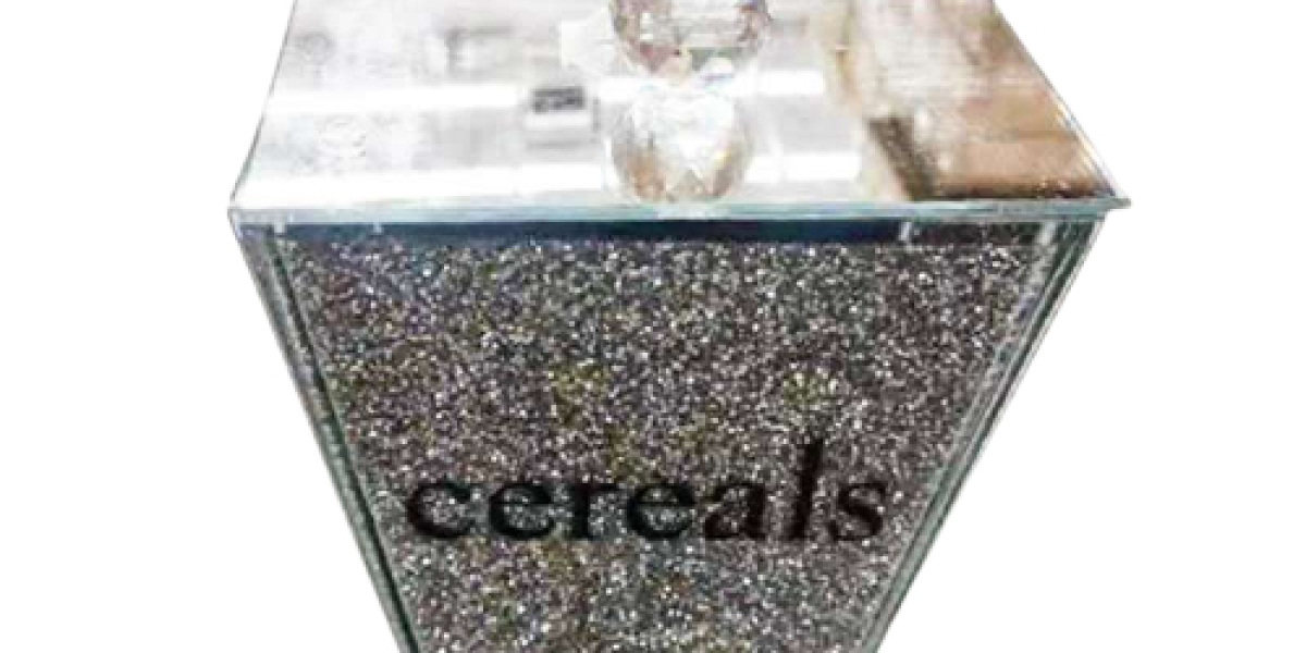 Crushed Diamond Cereal Container: A Glamorous Storage Solution