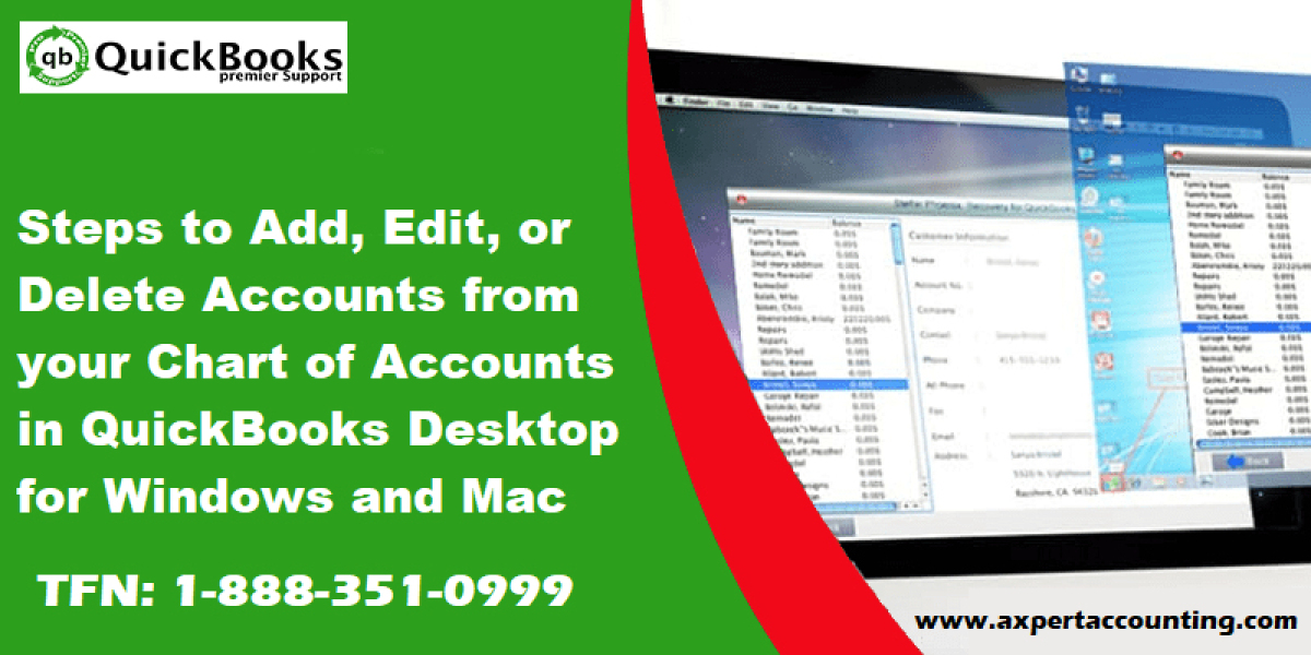 Steps to Add, Edit, or Delete Accounts in QuickBooks Desktop