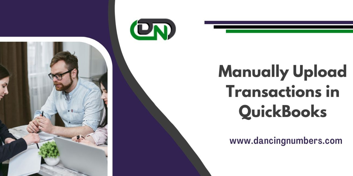 Manually upload transactions into QuickBooks Online