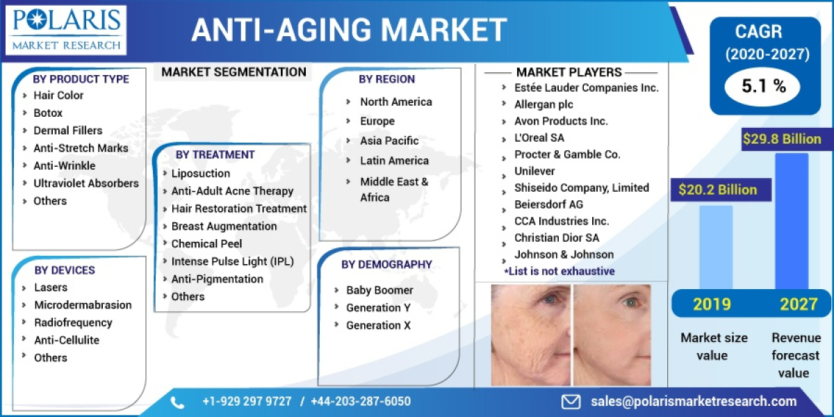 Anti-Aging Market Industry Size, Growth Potential, and Segmentation Strategies for Leading Manufacturers