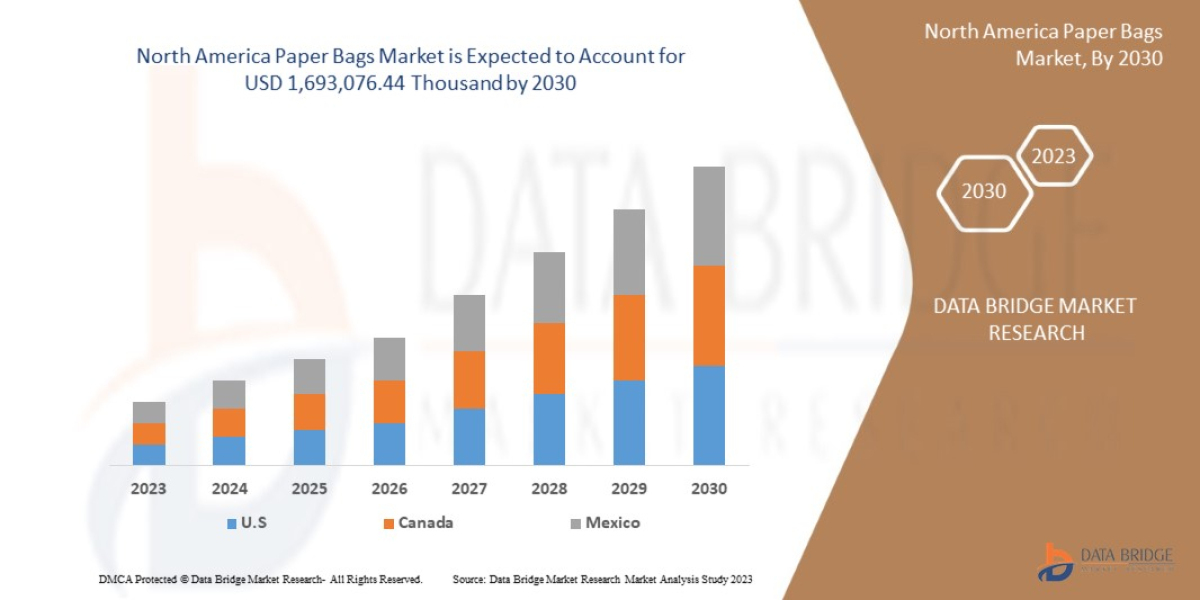 North America Paper Bags Market Trends, Share, Industry Size, Growth, Demand, Opportunities and Global Forecast By 2030