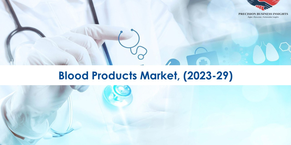 Blood Products Market Opportunities, Business Forecast To 2029