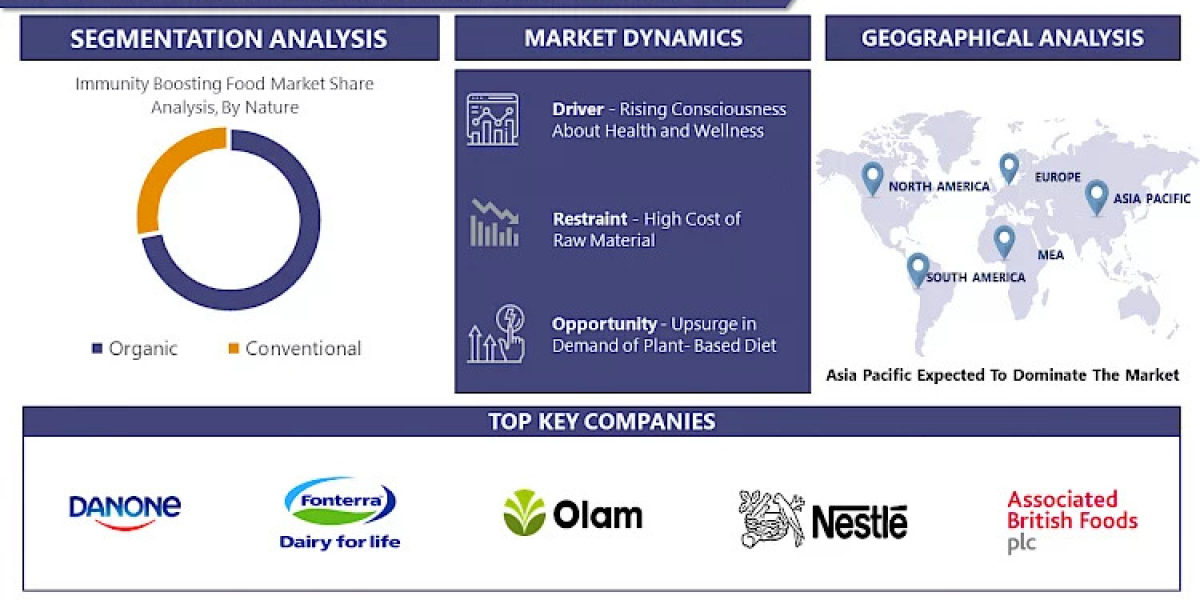 Immunity Boosting Food Market to Capture a CAGR of 8.5% by 2030| Danone SA (France), Blue Diamond Growers (US)