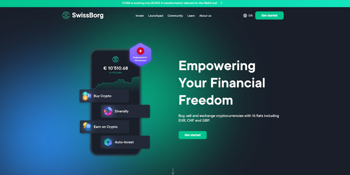 Swissborg Login : Invest in crypto assets the smart way SwissBorg