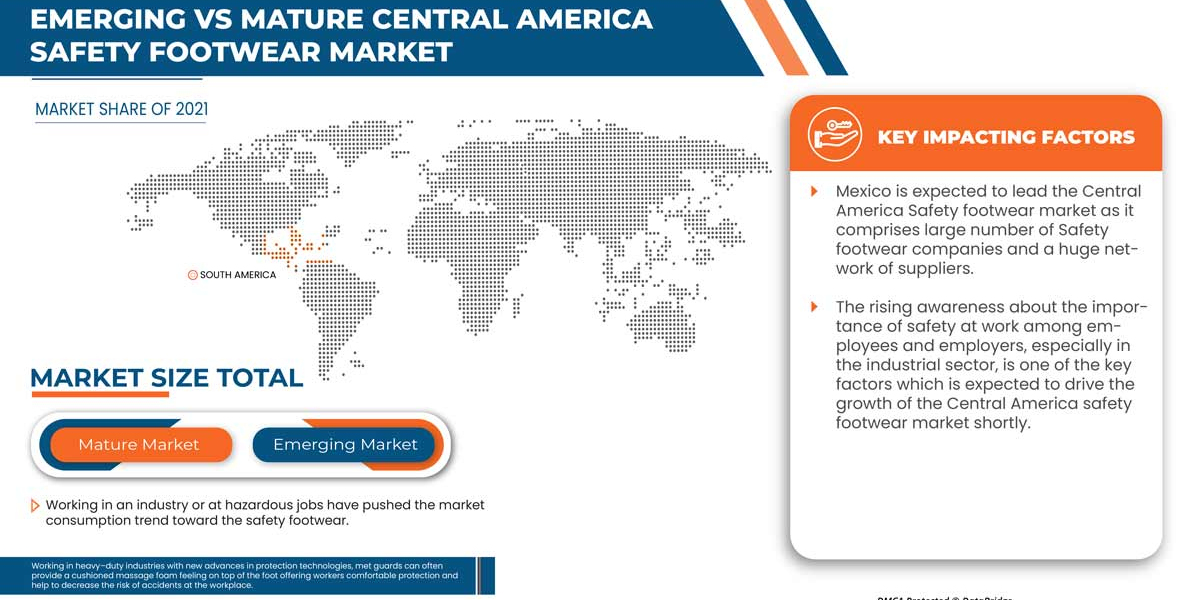 Central America Safety Footwear Size, Share, Growth, Demand, Segments and Forecast by 2029