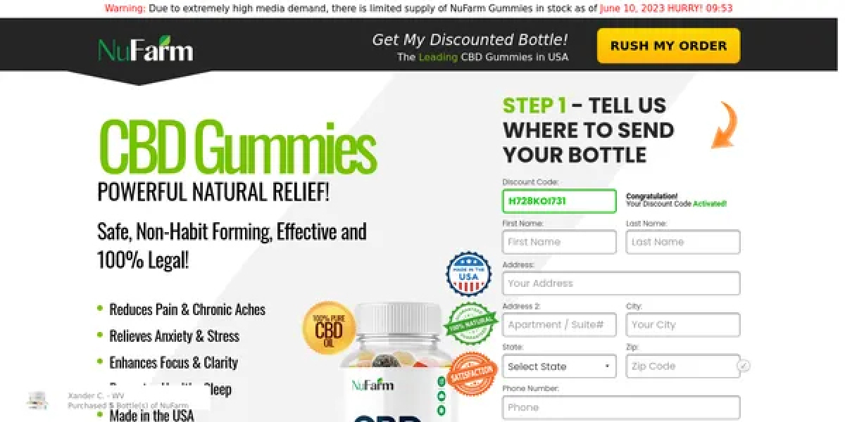 NuFarm CBD Gummies Offers
