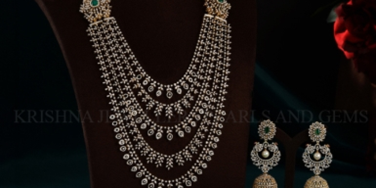 Radiance Redefined: A Glimpse into Krishna Jewellers' Exquisite Diamond Set Designs