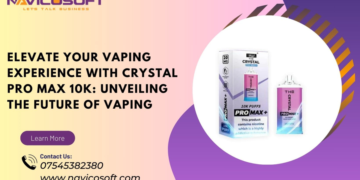 Unleashing the Power of Crystal Pro Max 10k: Elevate Your Vaping Experience to New Heights