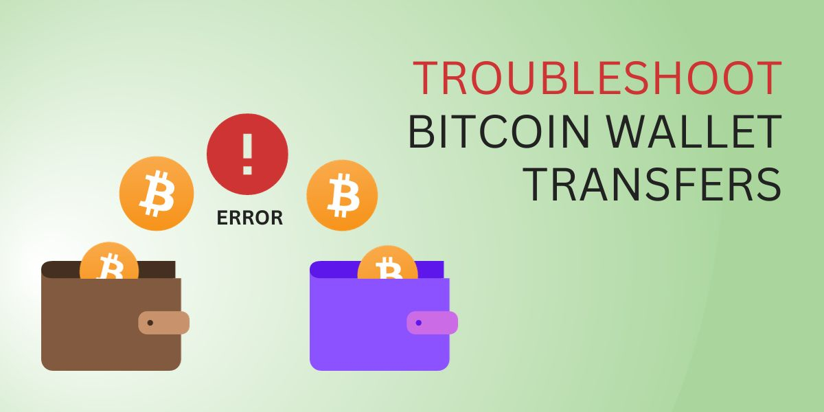 How to Troubleshoot Bitcoin wallet transfers?