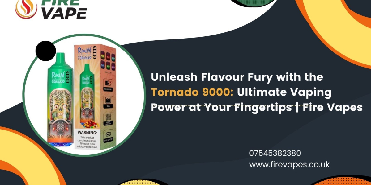 Unleash Flavour Fury with the Tornado 9000: Ultimate Vaping Power at Your Fingertips | Fire Vapes