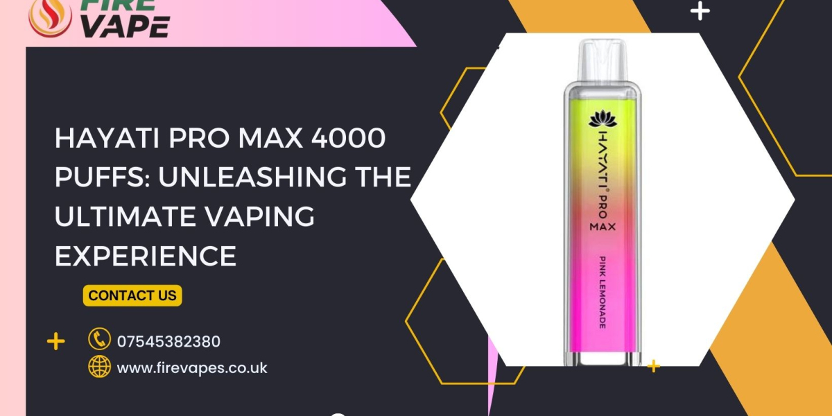 Hayati Pro Max 4000 Puffs: Unleashing the Ultimate Vaping Experience