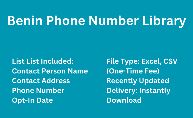 Benin phone number library | Phone List
