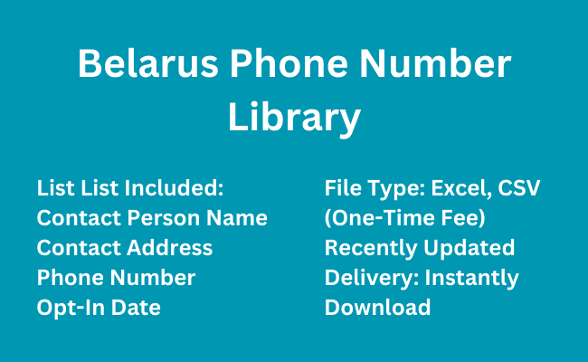 Belarus phone number library | Phone List