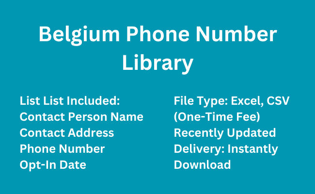 Belgium phone number library | Phone List