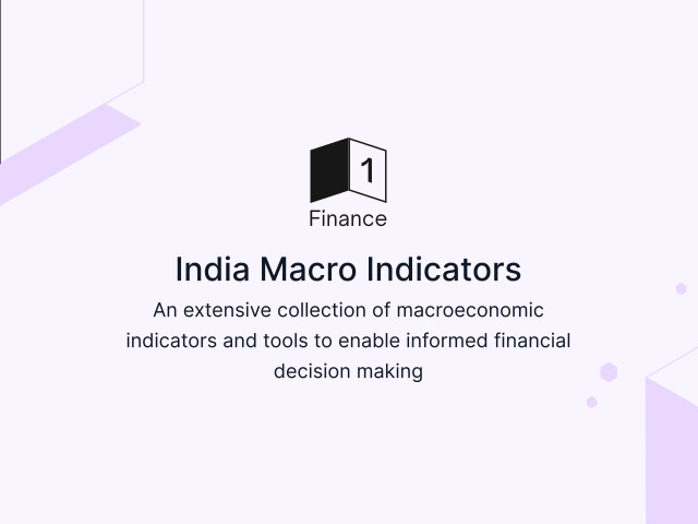 Indian Macroeconomic Indicators: Real-Time Economic Insights | India Macro Indicators