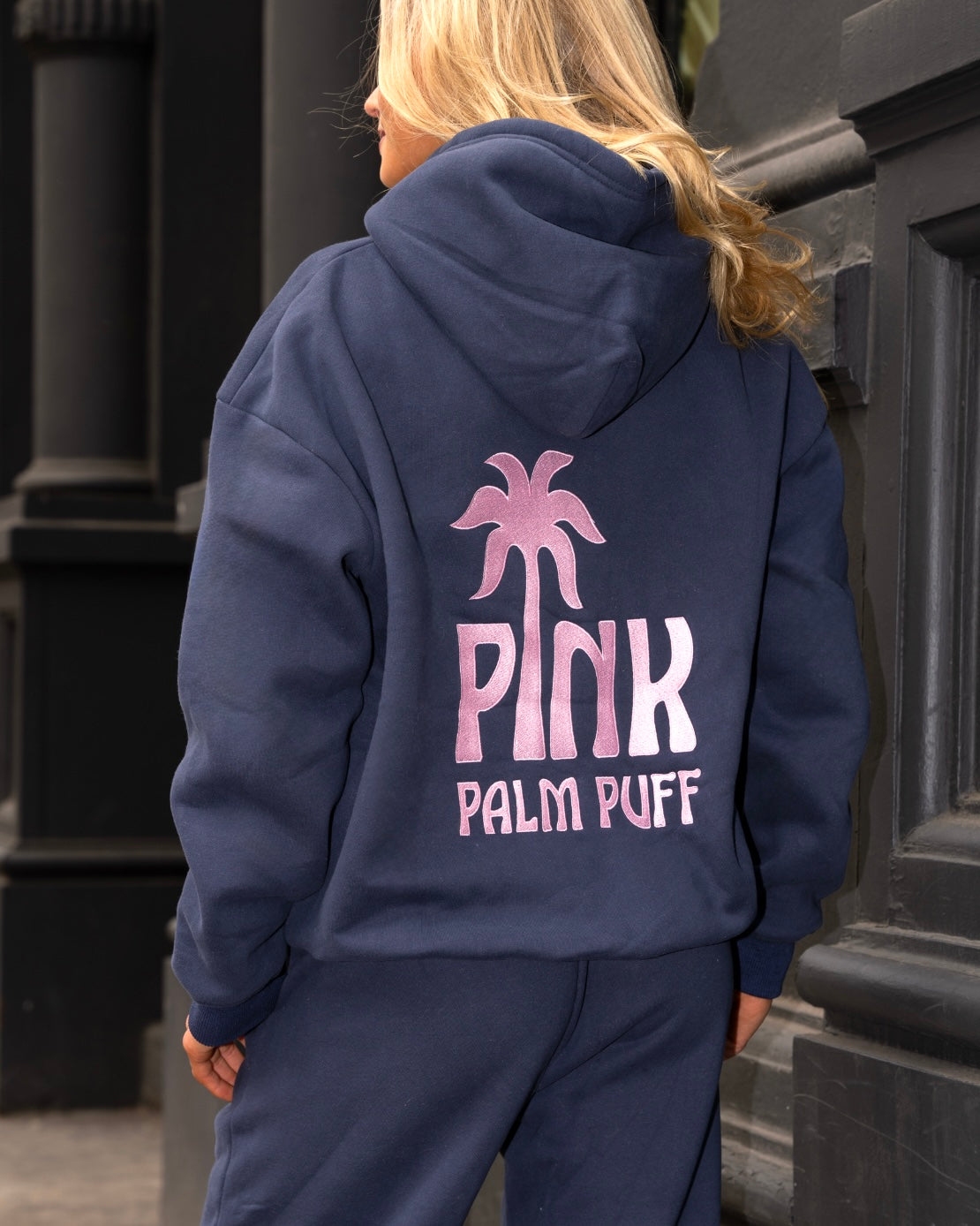 pink palm puff