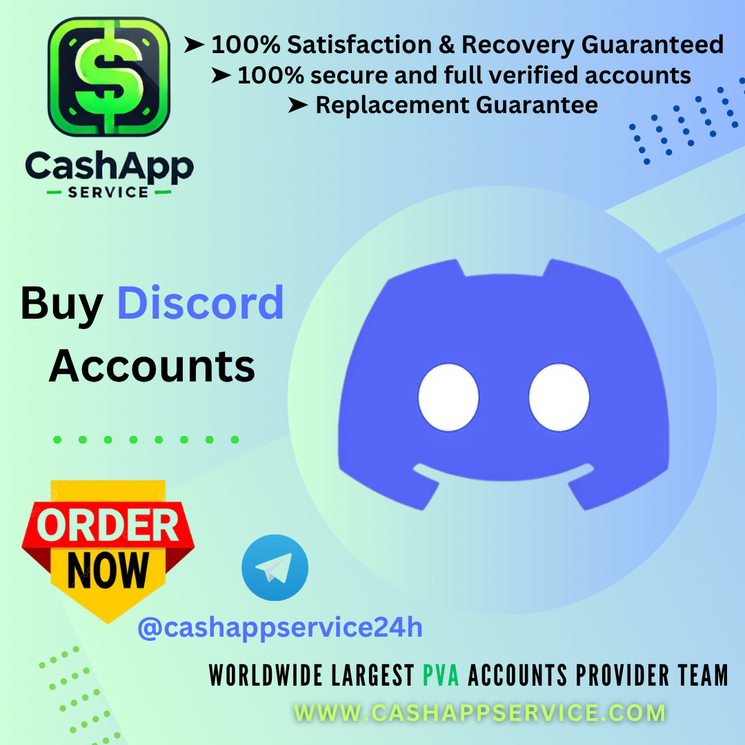 Buy Discord Accounts - 100% Safe & PVA Verified USA, UK...