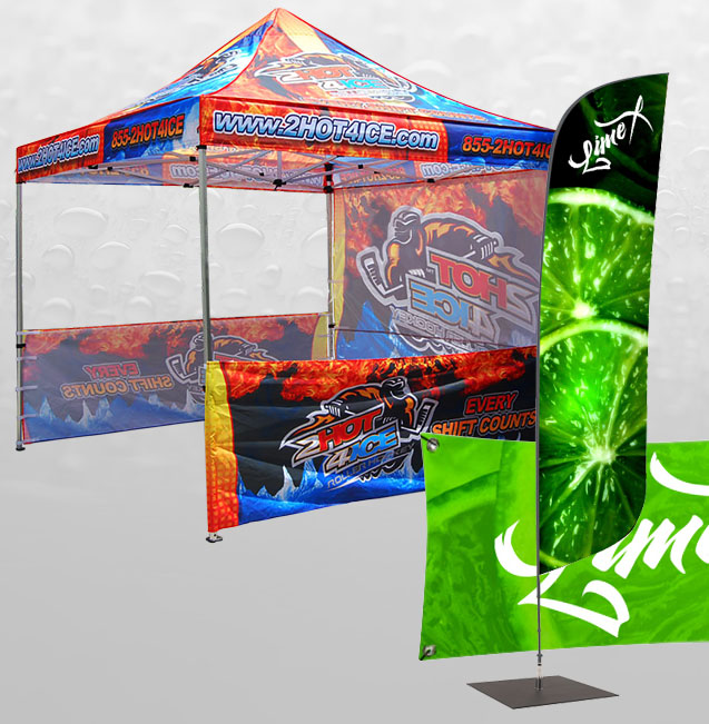 LimeX WA’s Custom Printed Marquees Gazebos Flags Media Walls