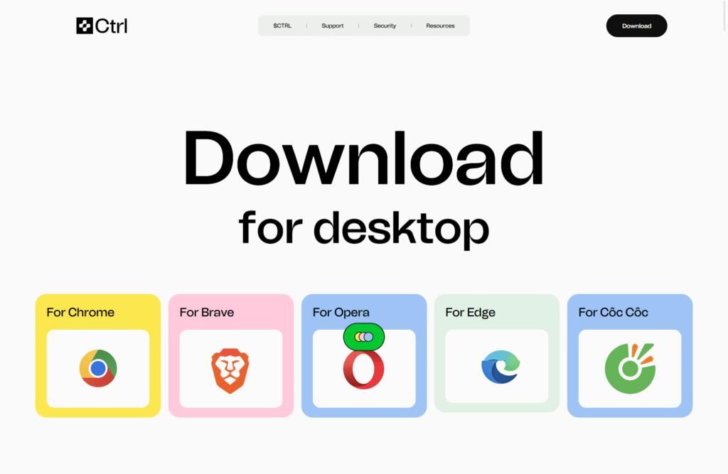 Ctrl Wallet Extension | Download Ctrl Wallet – Official Site