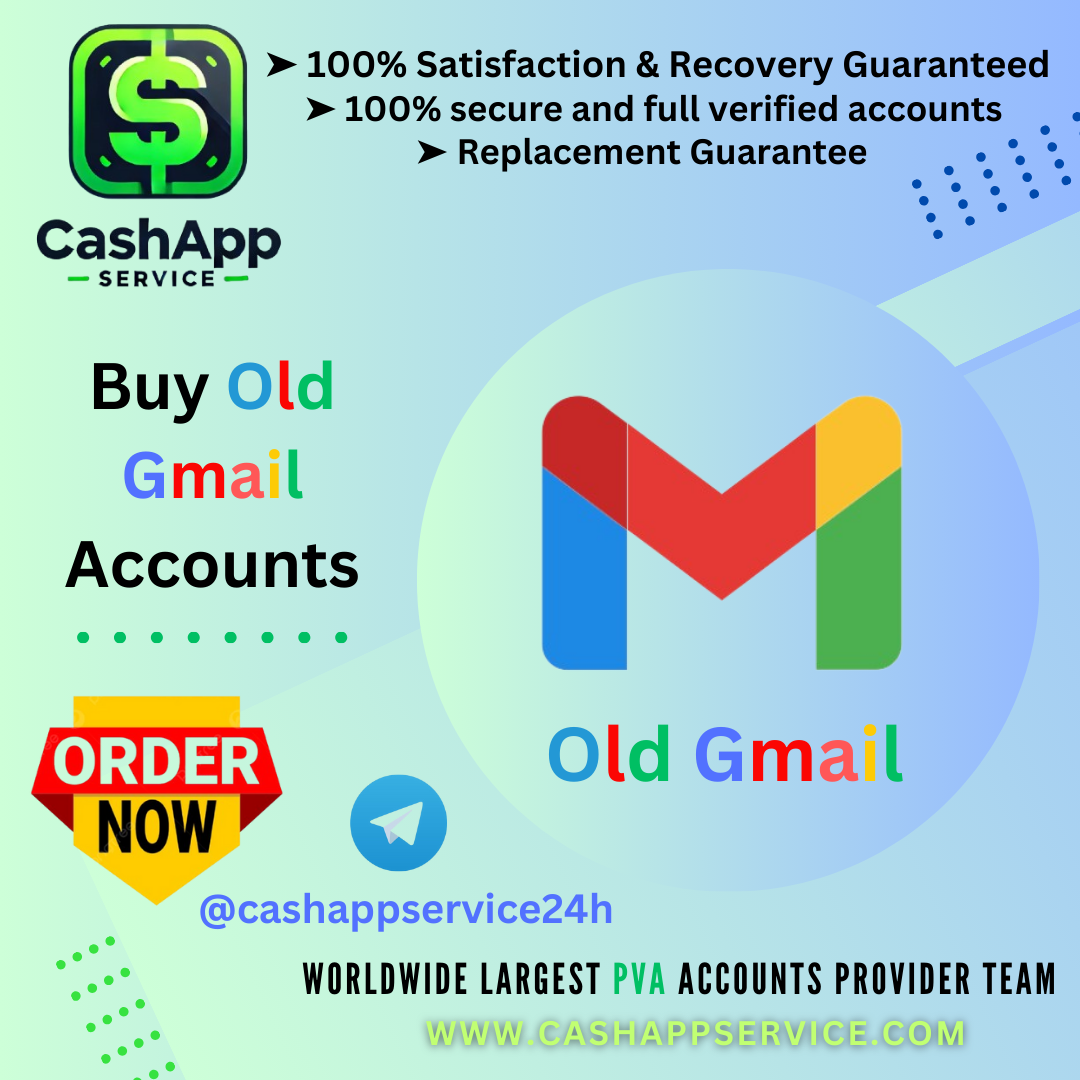 Buy Old Gmail Accounts - 100% Trusted Old Gmail Seller...
