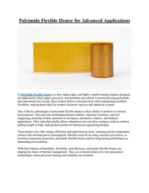 Polyimide Flexible Heater for Advanced Applications.pdf