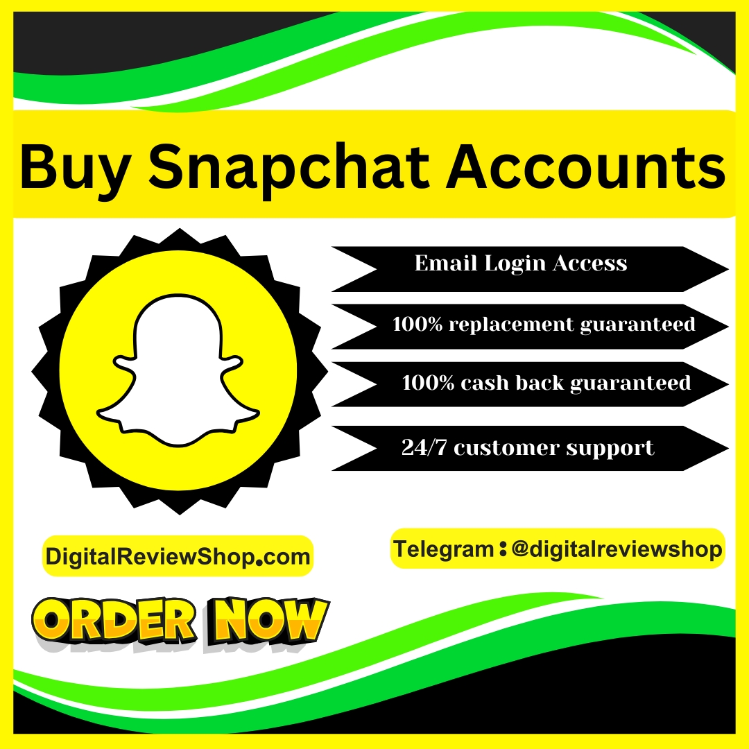 Buy Snapchat Accounts - 100% | Bulk | Aged | PVA