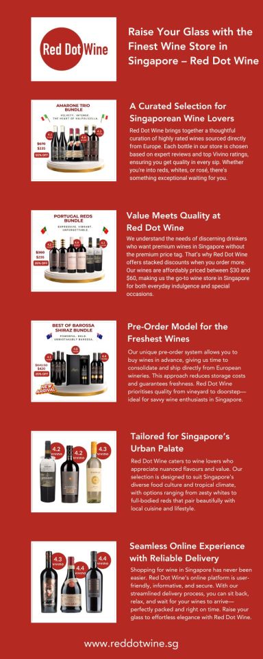 Raise Your Glass with the Finest Wine Store in Singapore – Red Dot Wine – @reddotwine on Tumblr
