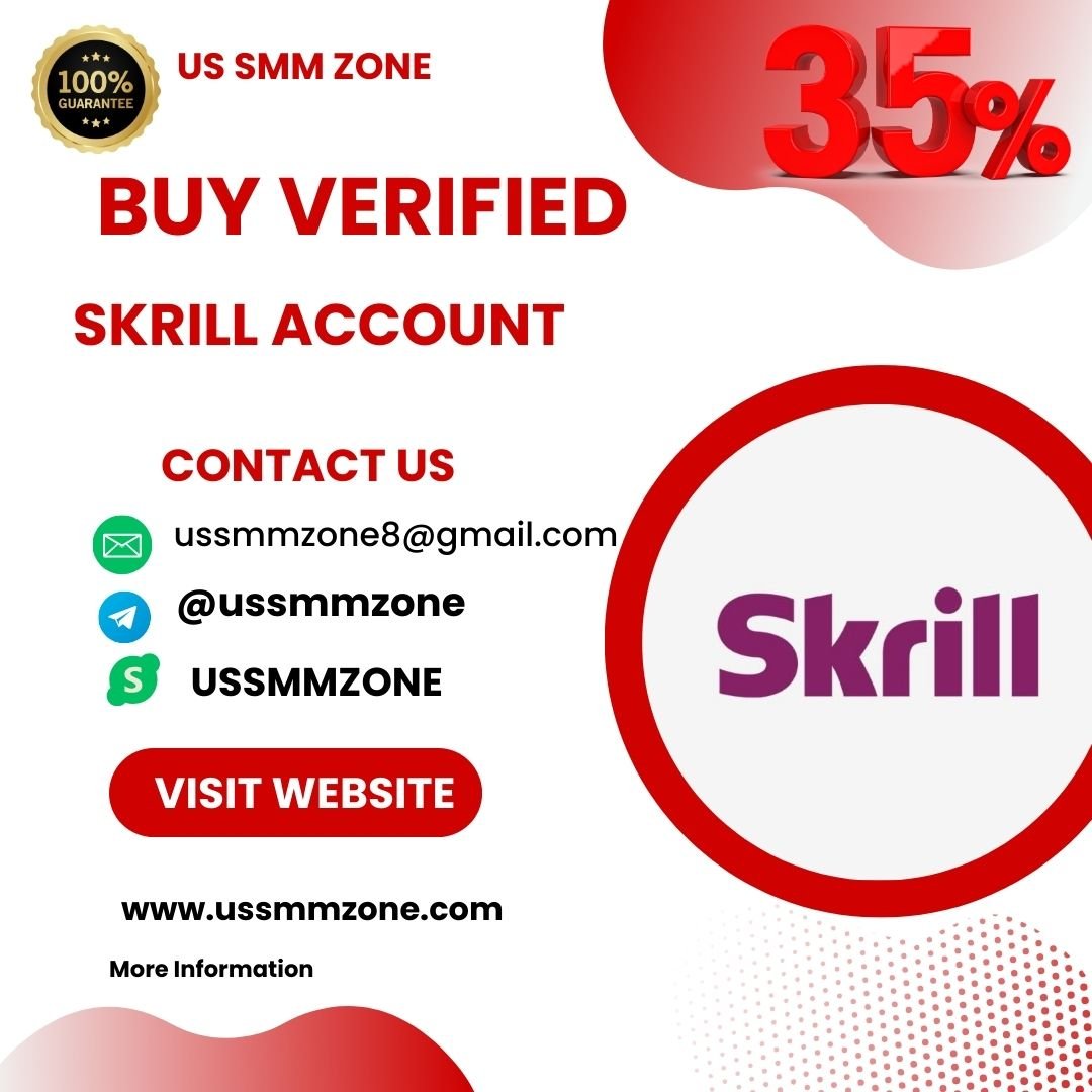 Buy Verified Skrill Account-Premium Quality Service