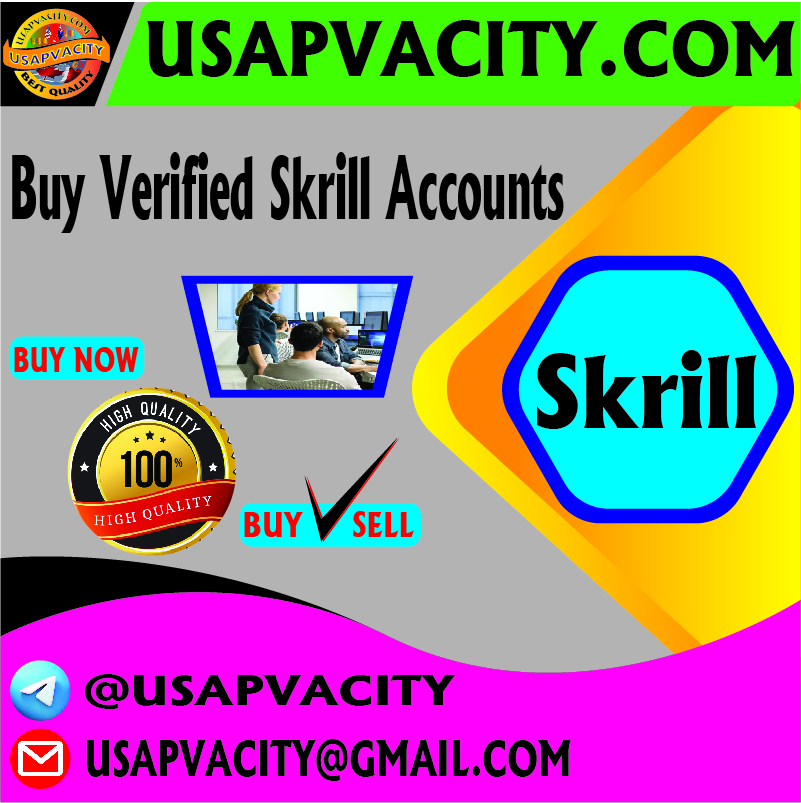 Buy Verified Skrill Accounts - 100% Verified USA, UK Account