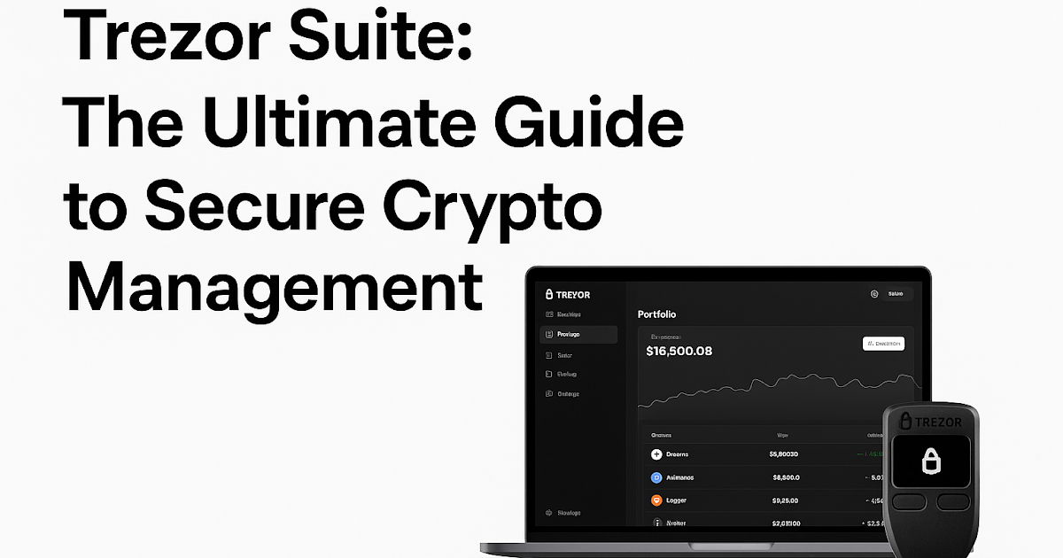 Trezor Suite: The Ultimate Guide to Secure Crypto Management
