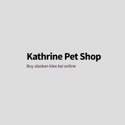Kathrine Pet Shop